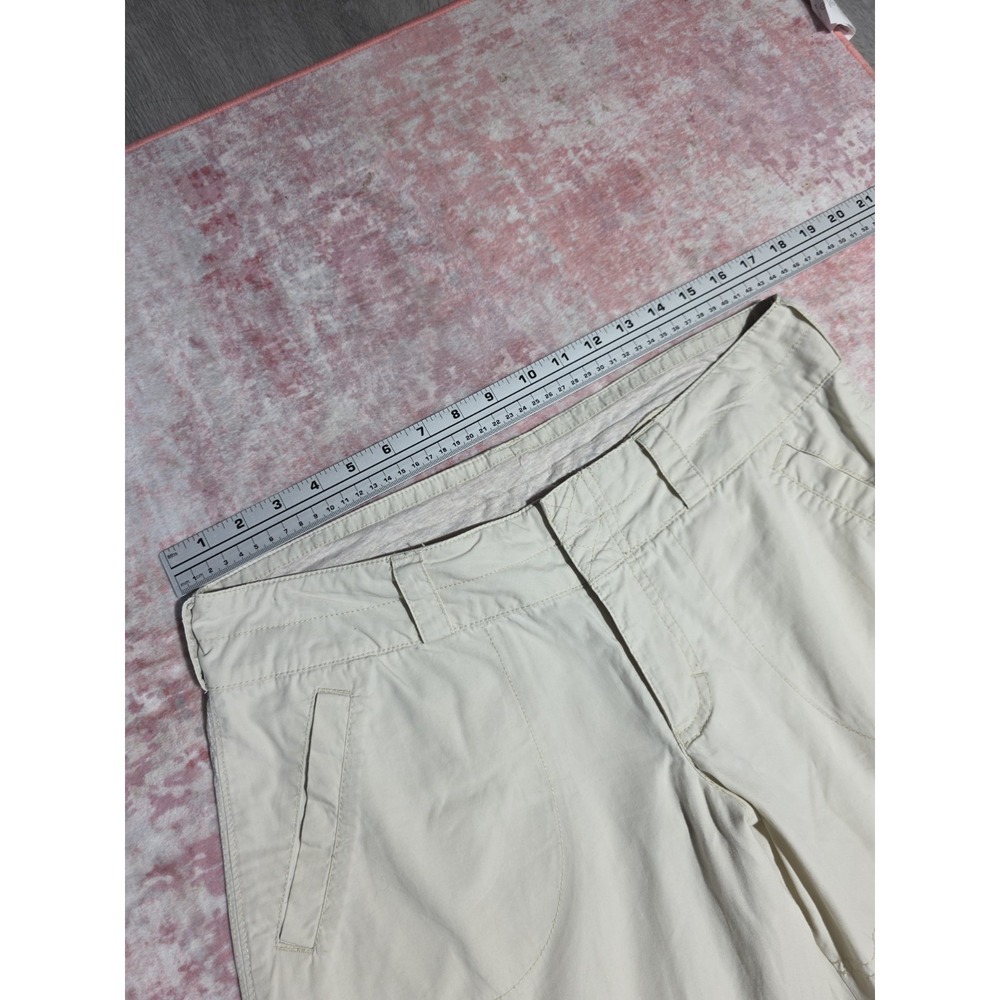 Nike Youth Girls Size M (8-10) Cream Beige Cotton Capri Crop Pants Drawstring... - Picture 5 of 9